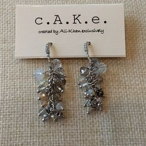 Dangly crystal earrings